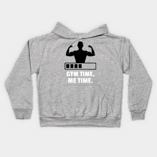 Gym Time, Me Time. Workout Kids Hoodie